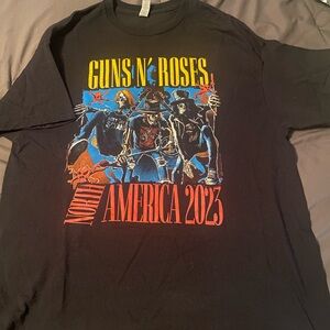 Guns N' Roses Black Graphic T-Shirt XL